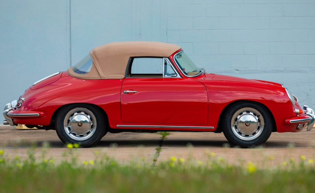 handpicked, sports, american, news, muscle, newsletter, classic, client, modern classic, europe, features, luxury, trucks, celebrity, off-road, exotic, asian, stunning porsche 356sc to cross the block at mecum’s houston auction