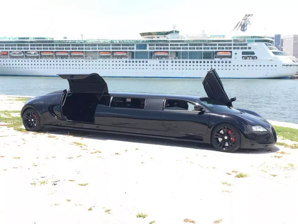unleash your inner speed demon with this unfinished bugatti veyron limo replica