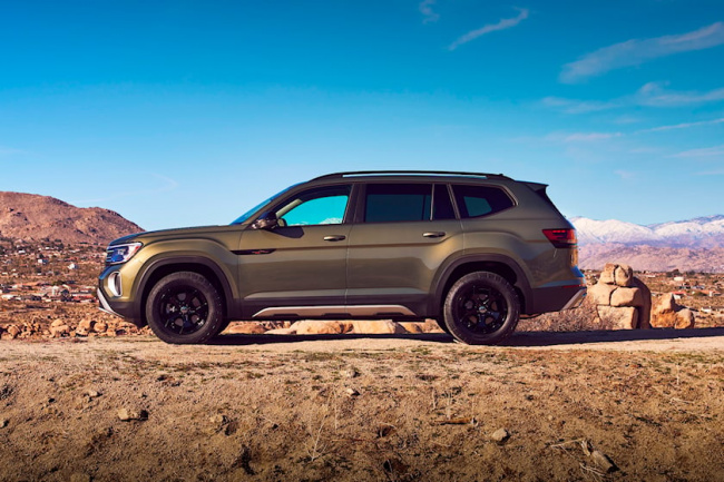 reveal, 2024 vw atlas peak edition gives the suv a rugged new look