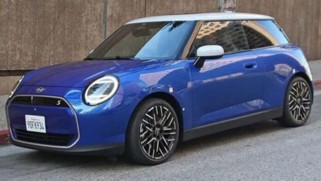 mini cooper, mini news, mini hatchback range, hatchback, electric cars, small cars, electric, caught undisguised! 2024 mini cooper electric car spotted without camouflage in la, looks ready to take on cupra born