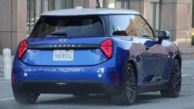 mini cooper, mini news, mini hatchback range, hatchback, electric cars, small cars, electric, caught undisguised! 2024 mini cooper electric car spotted without camouflage in la, looks ready to take on cupra born