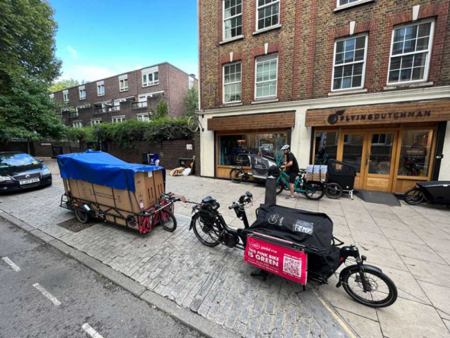 cargo bikes, commercial, hydrogen, emergency vehicles, transport for london launches cargo bike action plan