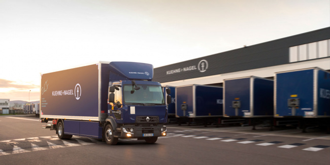 e-tech d, france, kühne+nagel, renault trucks, kuehne+nagel starts decarbonisation with renault e-trucks