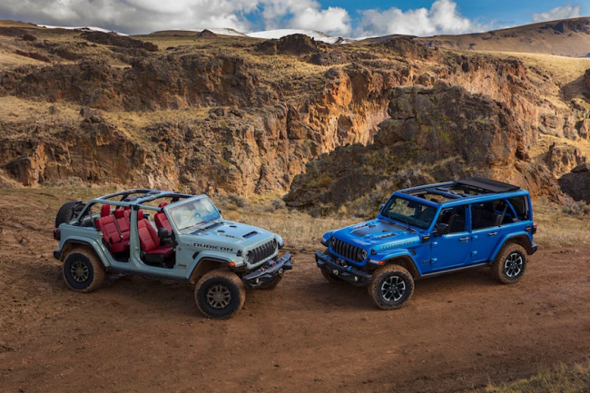 trucks, reveal, off-road, 2024 jeep wrangler facelift arrives with 2 new models and more standard equipment