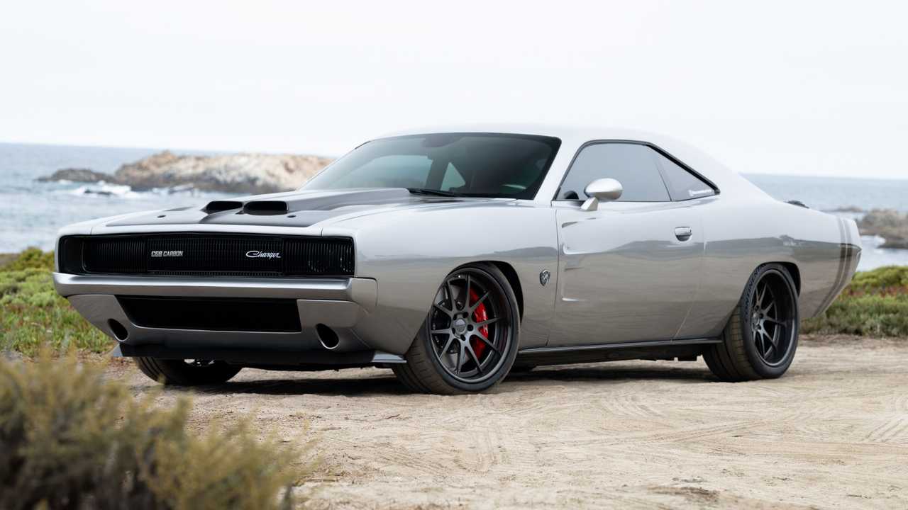 new dodge challenger gets classic charger makeover with carbon-fiber body