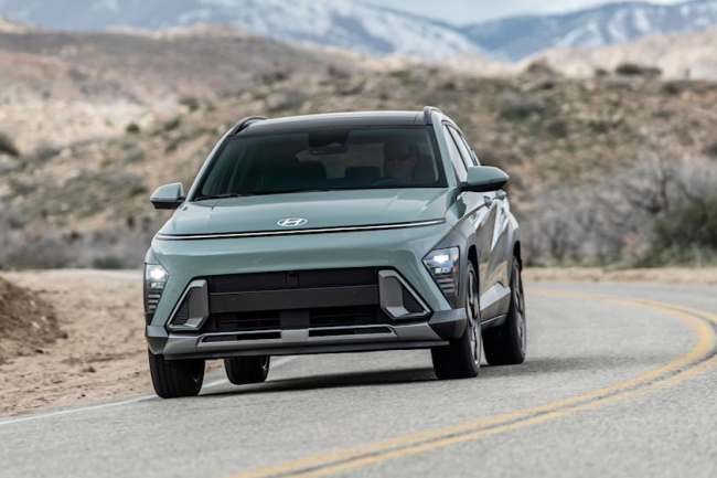 reveal, 2024 hyundai kona lands in america with bright paint