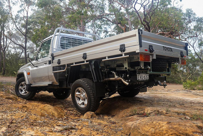 toyota, landcruiser, car reviews, cab chassis, 4x4 offroad cars, adventure cars, tradie cars, toyota landcruiser 70 series 2023 review