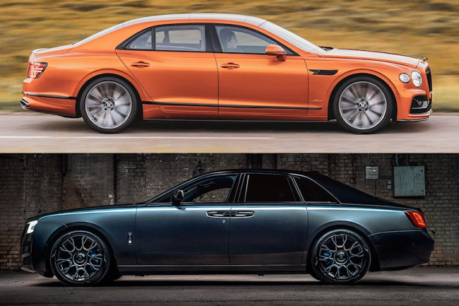 offbeat, luxury, comparison, bentley vs. rolls-royce: how two became one and then parted ways again
