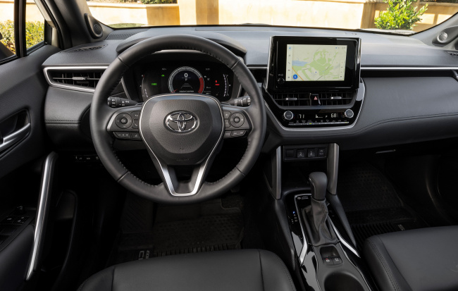 , toyota corolla cross hybrid perfect for young families who need room