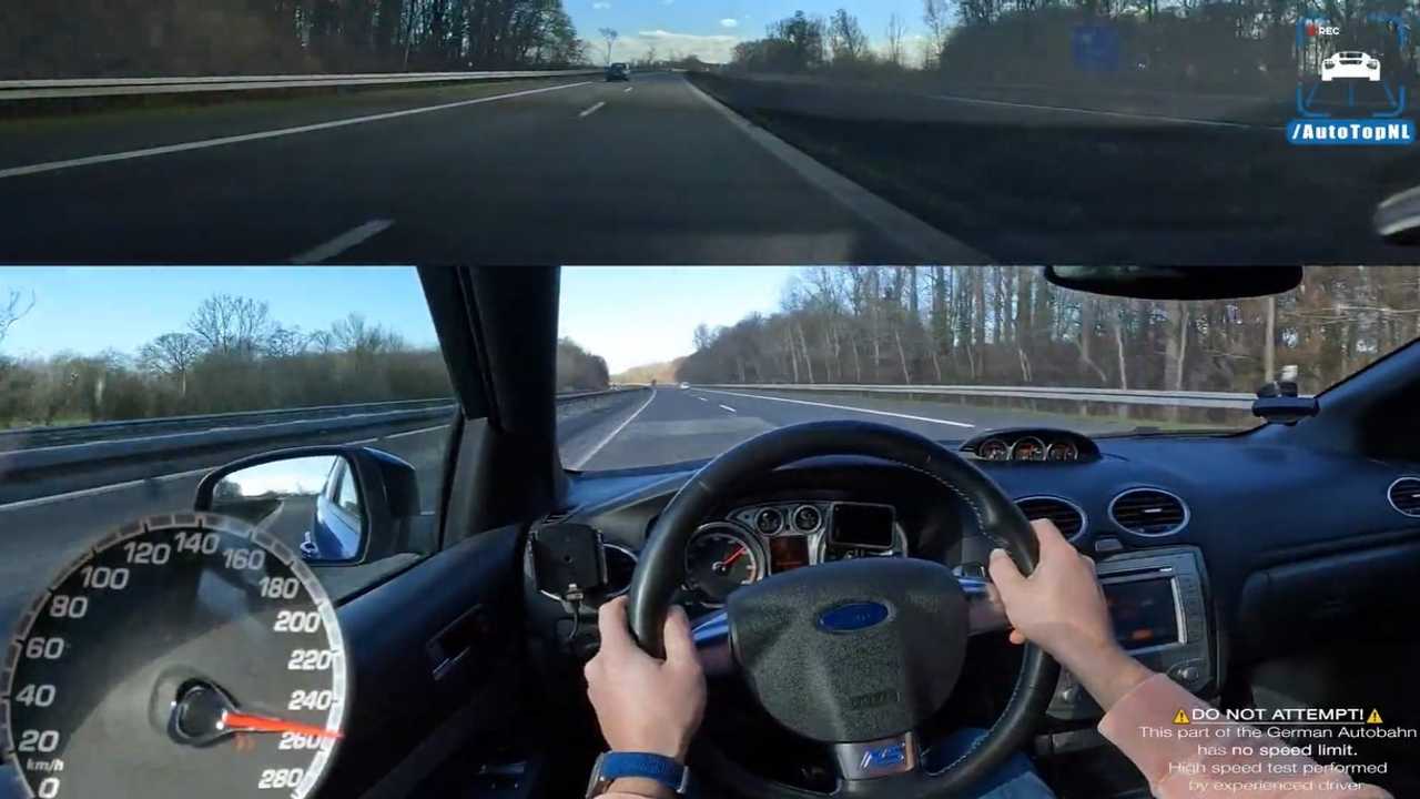 2009 Ford Focus RS Autobahn Top Speed