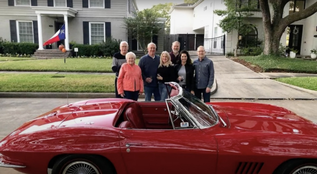 corvette, chevrolet corvette, chevrolet, surprising mom & dad with a 1967 corvette like they used to own