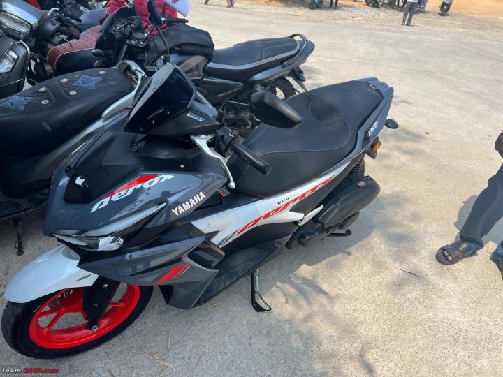 My Aerox 155 gets delivered in Bangalore from Salem: 1st impressions, Indian, Member Content, Yamaha Aerox, Scooter, First Impressions