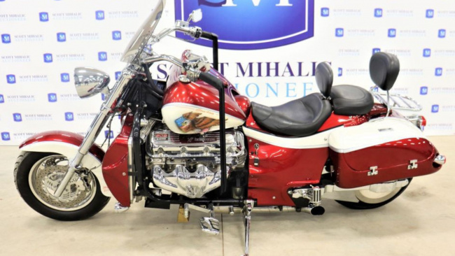 features, motorcycle, american, news, highlights, muscle, newsletter, handpicked, sports, classic, client, modern classic, europe, luxury, trucks, celebrity, off-road, exotic, motorcycle monday: bid on these great bikes being sold this weekend