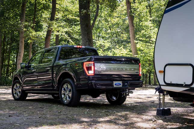 ford f-150 gets artificial intelligence to automatically hitch up your trailer
