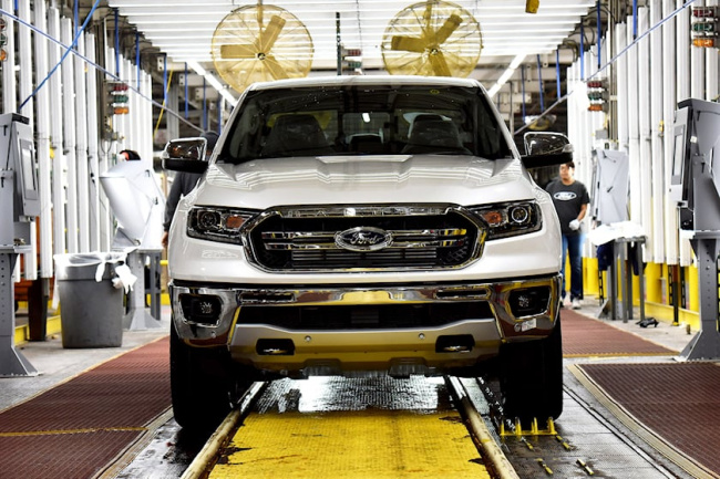 trucks, muscle cars, ford builds more vehicles in america than any other automaker