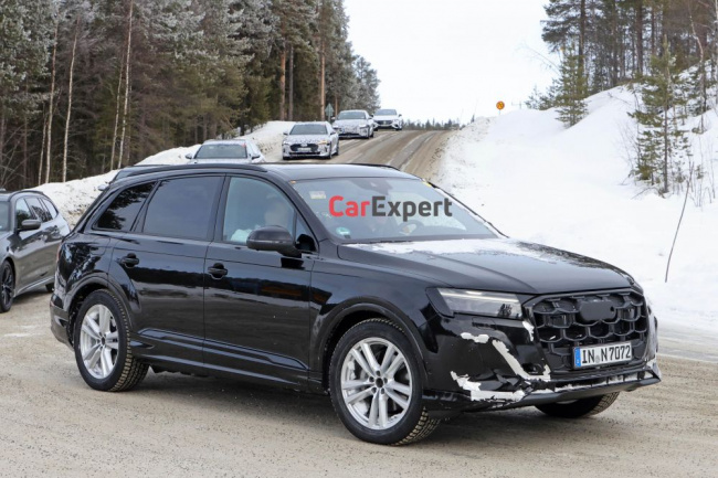 2024 audi q7: second facelift brings freshened styling
