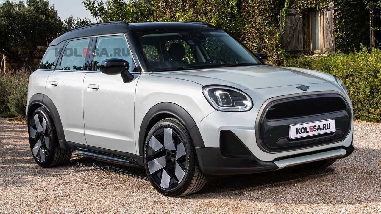 2024 mini countryman rendered accurately based on recent teasers