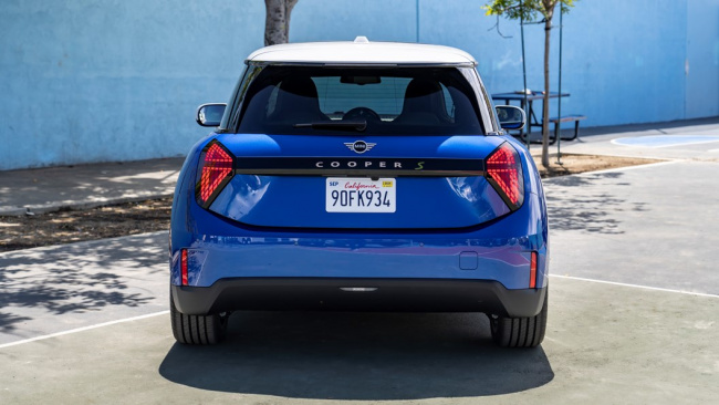 Triangular rear lights the most noticeable change on 2024 Mini Cooper Electric