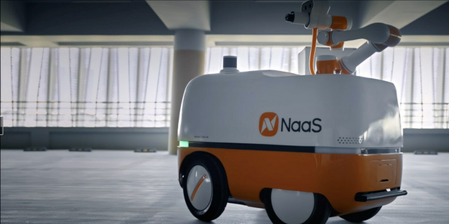 charging robot, china, naas technology, naas technology launches charging robot in china