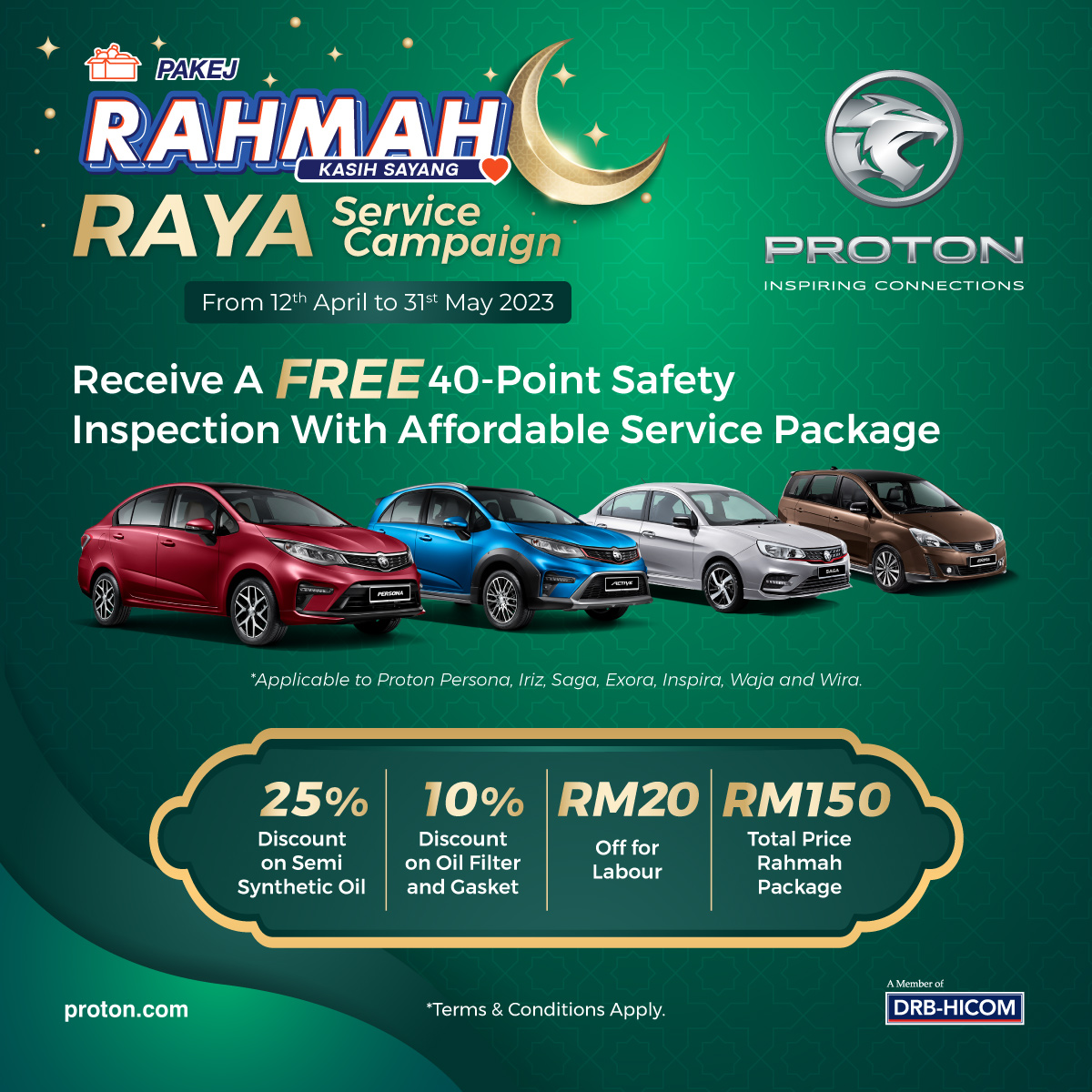 aftersales, malaysia, proton, proton offers its version of menu rahmah until 31 may 2023