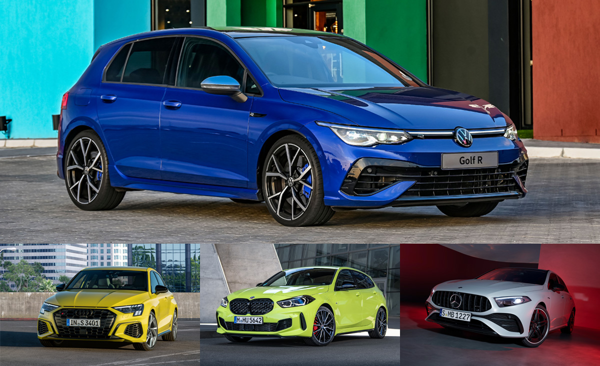 volkswagen, vw golf r, power, performance, and price – potent hatchbacks taking on the new vw golf r