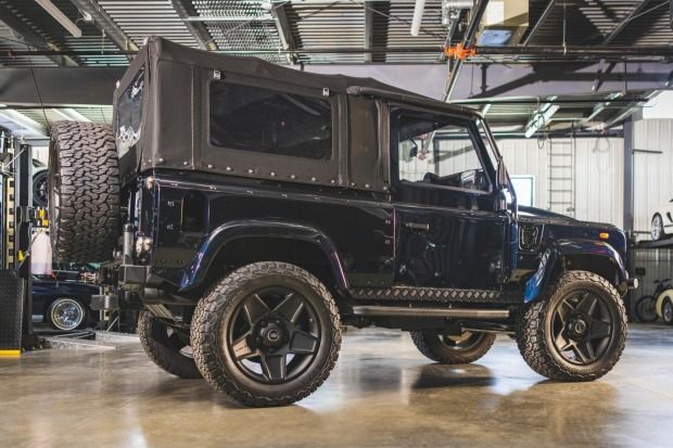 handpicked, trucks, american, news, highlights, newsletter, muscle, sports, classic, client, modern classic, europe, features, luxury, celebrity, off-road, exotic, motorcycle, lt-4 powered 1986 land rover is selling on bring a trailer