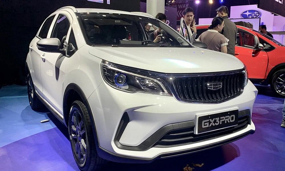 mias 2023: geely previews the gx3 pro subcompact crossover