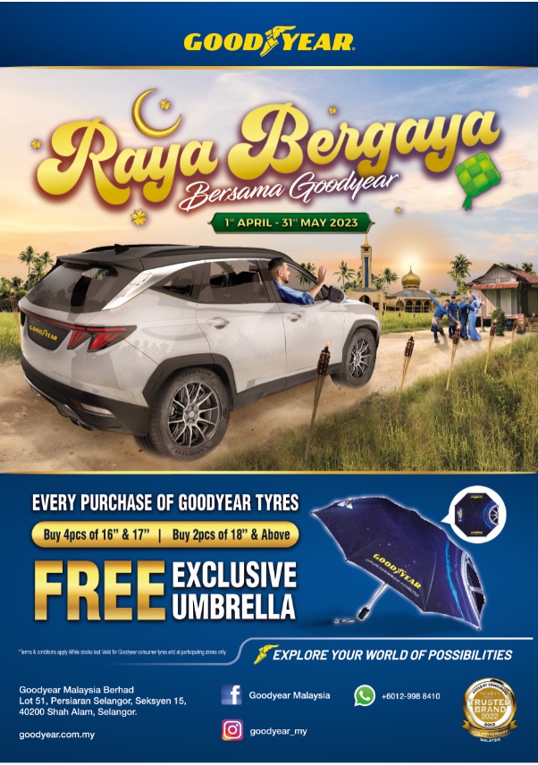 goodyear, goodyear malaysia, malaysia, goodyear promotional campaign in time for hari raya