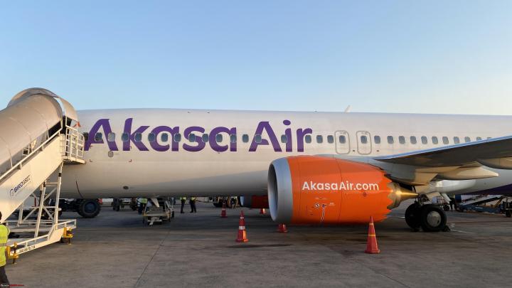 Akasa Air: My first experience aboard the Boeing 737-MAX, Indian, Member Content, akasa air, Aircraft, aviation, boeing 737MAX