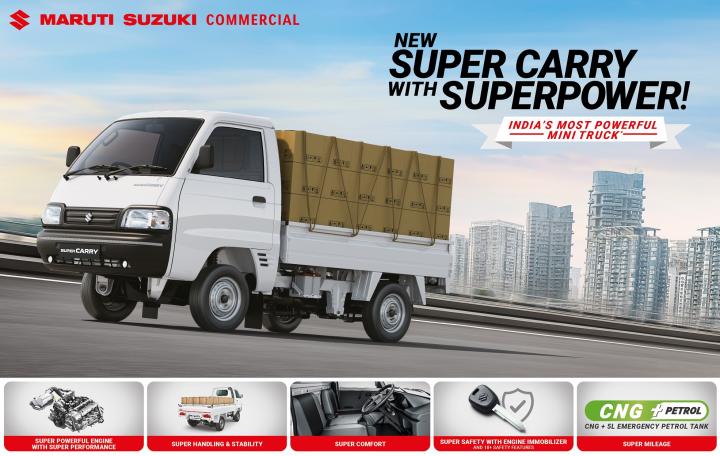 Maruti Super Carry LCV with 1.2L K Series engine launched, Indian, Maruti Suzuki, Commercial Vehicles, Super Carry
