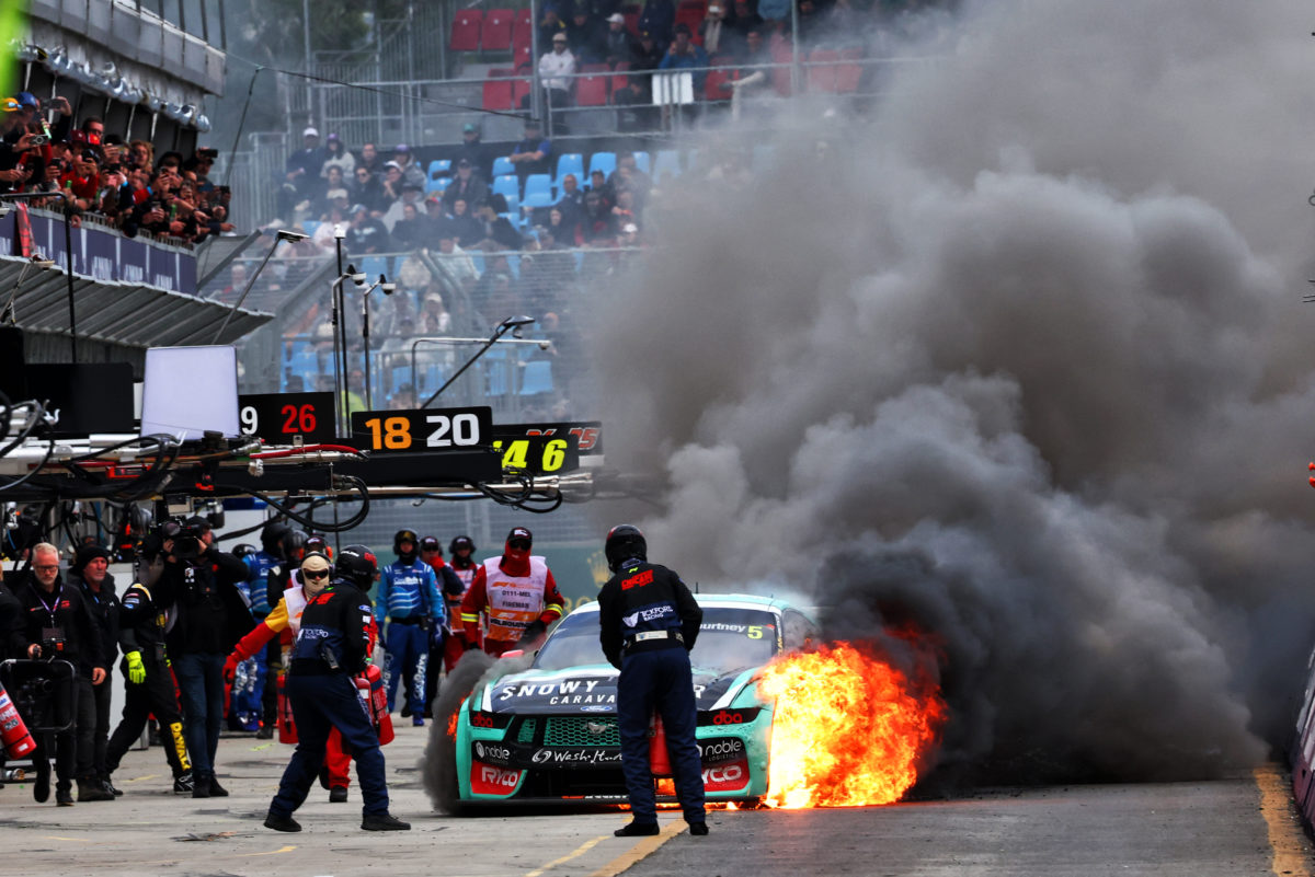 Supercars settle on changes in response to Albert Park fires
