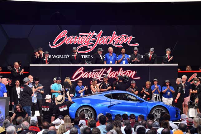 the first electrified 2024 chevy corvette e-ray just sold for over $1 million