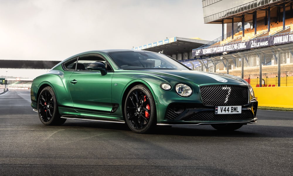 the bentley continental gt le mans edition wants you to feel like a racer