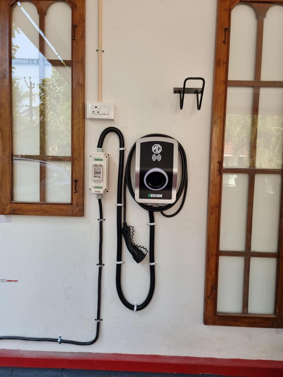 Set up fast-charging at home for my new MG ZS EV: Detailed guide + pics, Indian, Member Content, fast charging, home charging, MG ZS EV