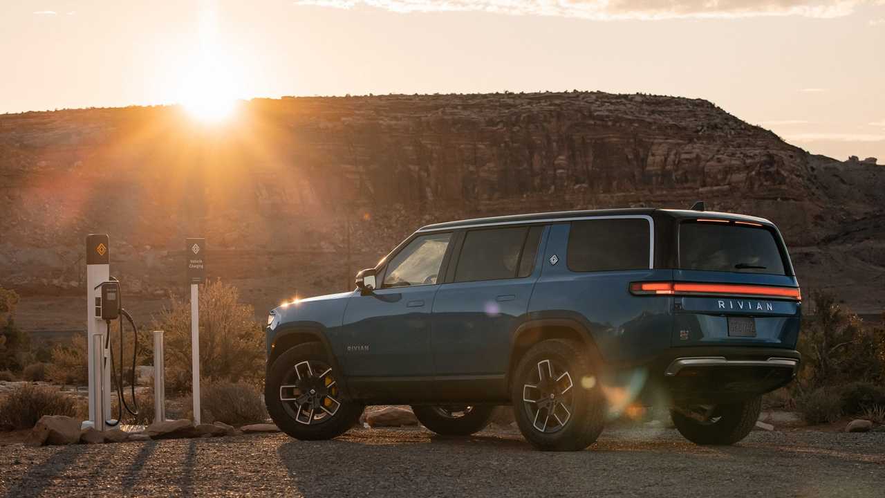 rivian to open its ev charging network to the public