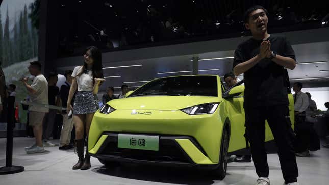 Image for article titled The Absurdly Cheap BYD Seagull Could Become China's Bestselling EV