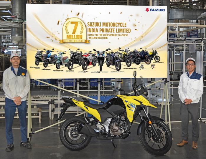Suzuki Motorcycles rolls out 7 millionth unit from Gurgaon plant, Indian, 2-Wheels, Suzuki Motorcycles, Milestone, Vehicle Production