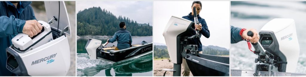 water testing reveals performance of mercury’s first electric boat outboard motors