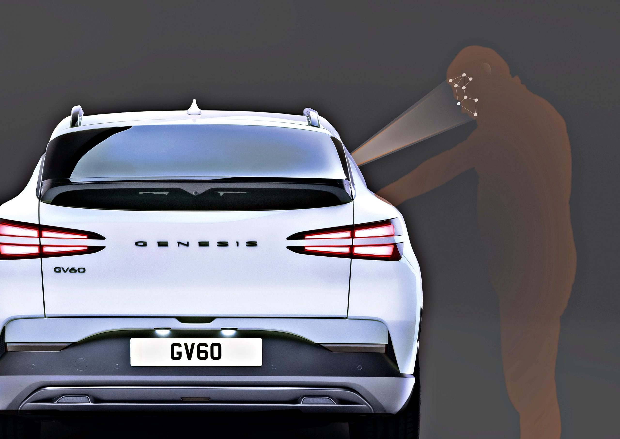 genesis gv60 uses facial recognition technology for unlocking doors