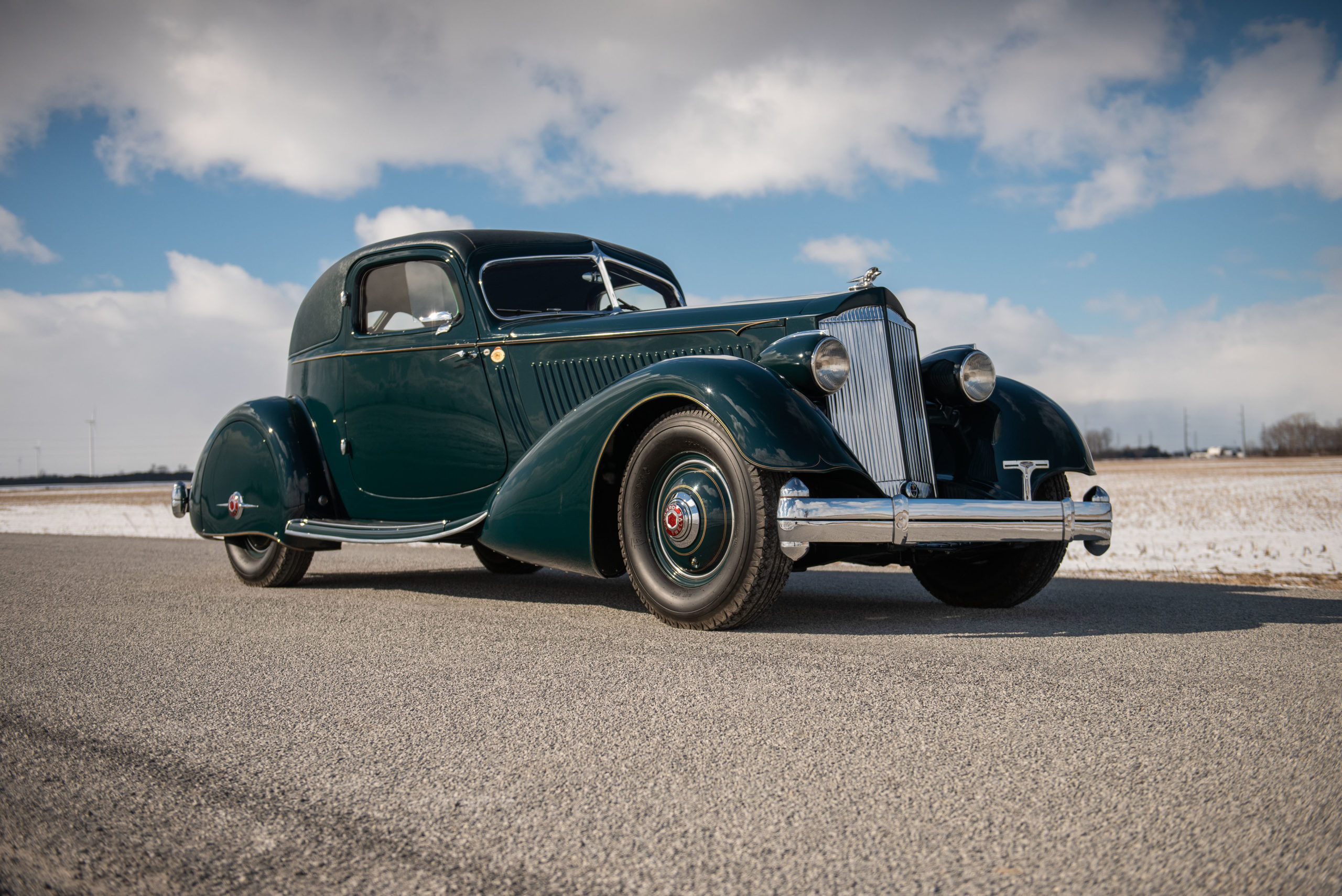 1934 Packard Twelve Sport Coupe by LeBaron, Packard, Packard Twelve