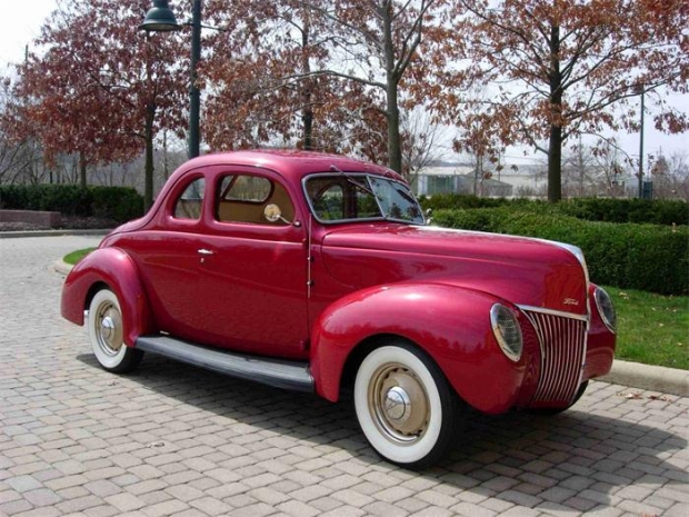 1939 Ford Coupe, 1930s Cars, coupe, ford, white wall tires