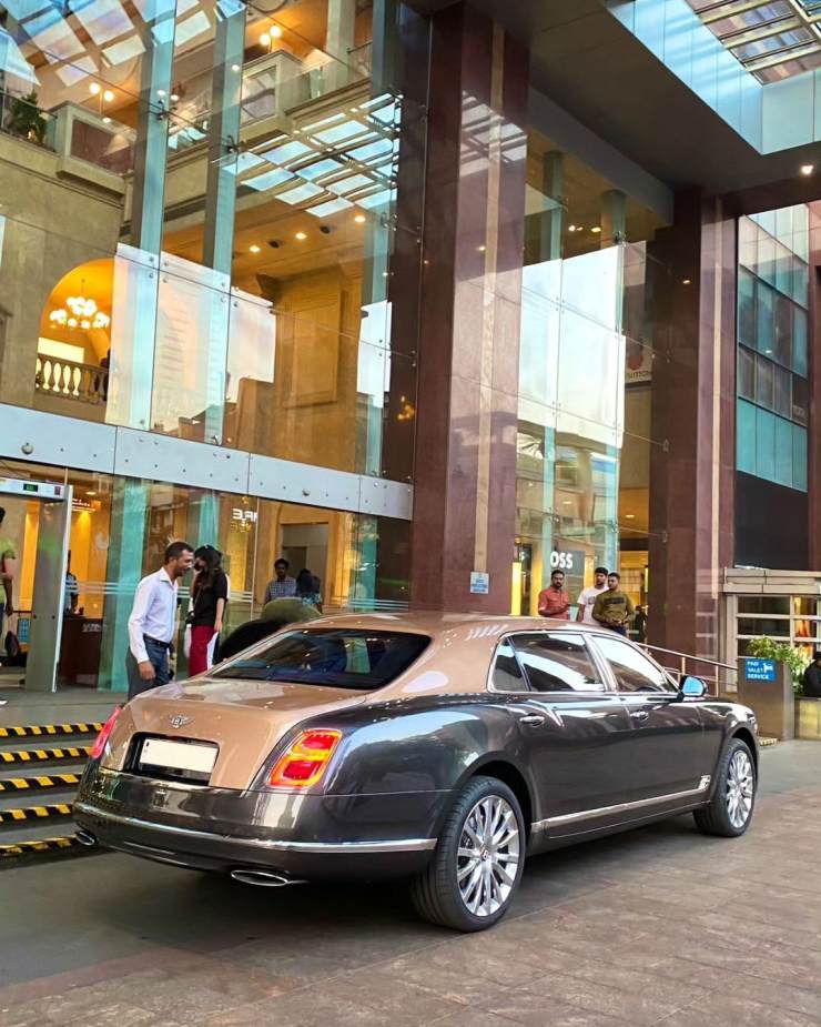 bentley mulsanne centenary edition ewb is india's most expensive super luxury car, and is owned by british biologicals md vs reddy