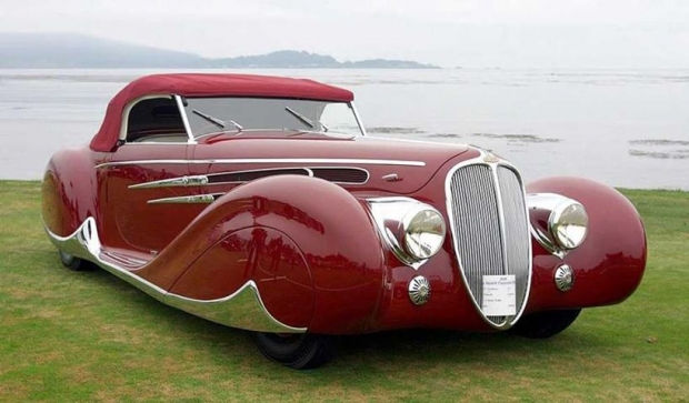 1938 Delahaye 165 Figoni et Falaschi Cabriolet, 1930s Cars, Cabriolet, convertible, Delahaye, supercar