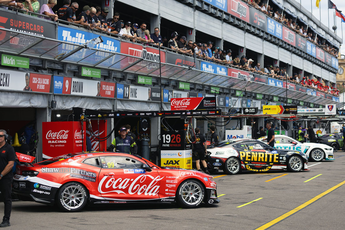 Difference of opinions over live Supercars pit lane order