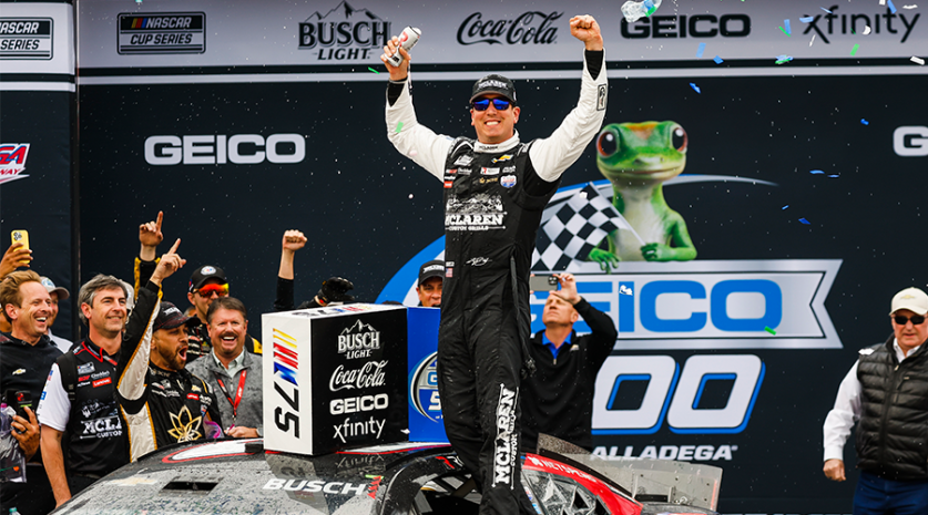 Busch Outlasts Two Talladega Overtimes For 62nd Career Win