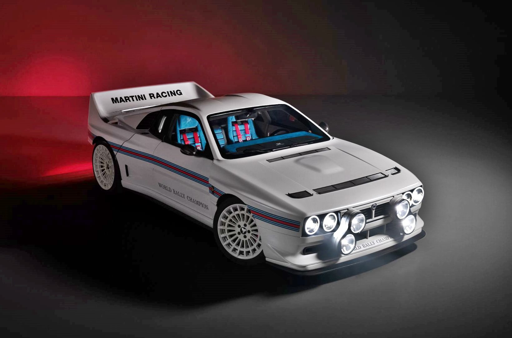 a tribute to the martini racing team’s 7 wrc titles with lancia