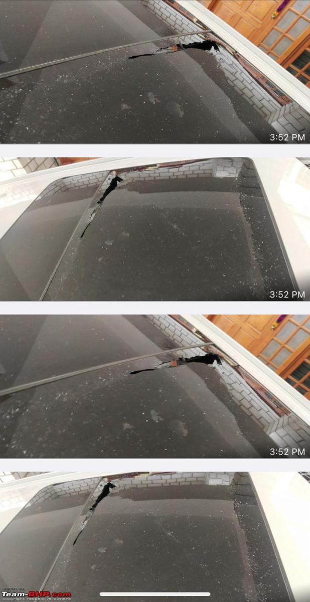 My XUV700's sunroof cracked open just 18 days after purchase, Indian, Mahindra, Member Content, XUV700, sunroof