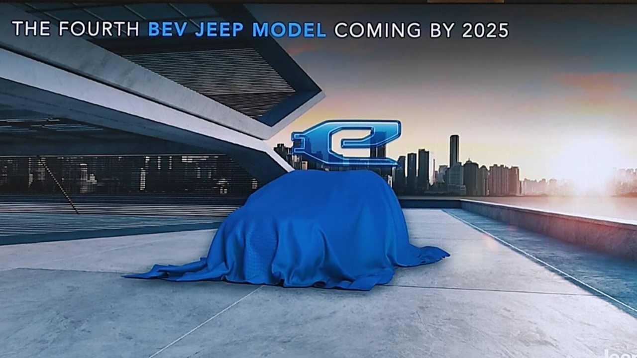 jeep teases fourth new electric vehicle for debut by 2025