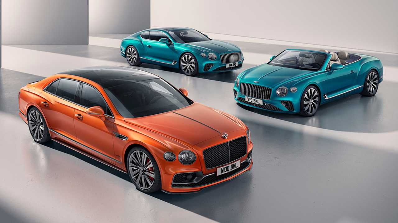 2024 bentley continental gt azure, flying spur get new grilles and colors