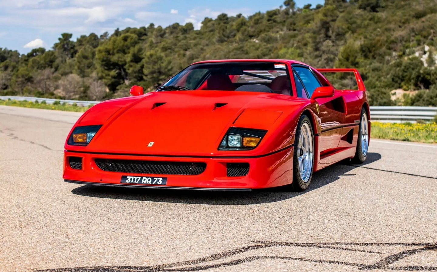 F1 legend Alain Prost’s signed Ferrari F40 expected to fetch up to £2.6m at auction